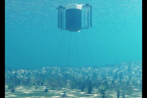 GKinetic device- underwater view